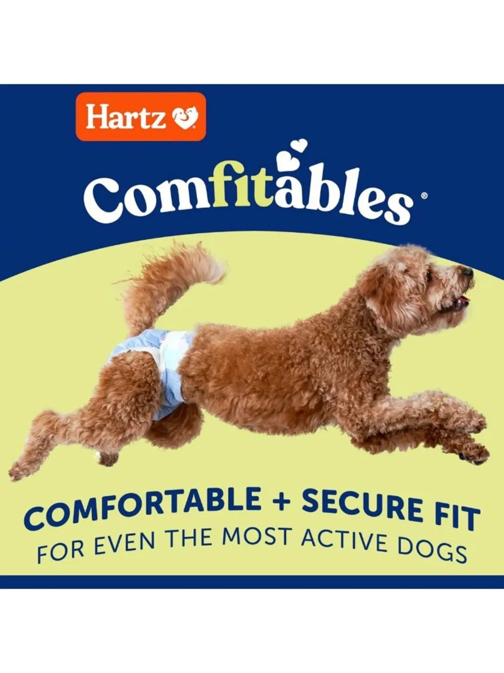 Disposable Dog Diapers Size M, 32 Count - Comfortable, Secure Fit, Easy to Use